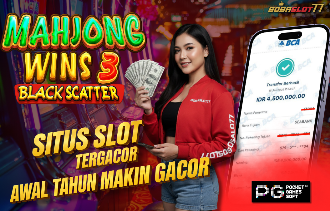 Selamat kepada user id : m***l Wede Rp 4.500.000 di Game MAHJONG WINS 3 PRAGMATIC PLAY Cair Gk Sampe 1 Menit! Menang Mudah di Bobaslot77